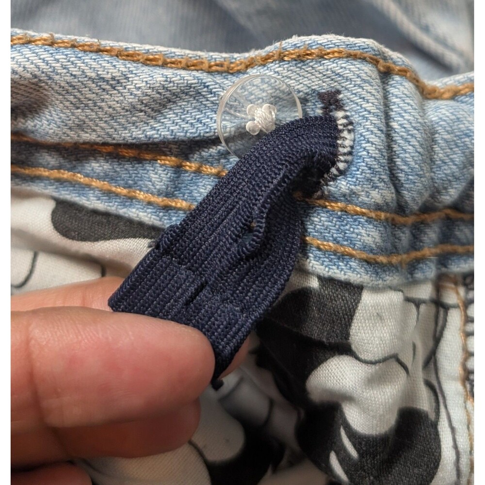 EMPYRE Baggy Skate Jeans Size 26 Light Wash Blue Denim Loose Fit Y2K Skater - Picture 8 of 11
